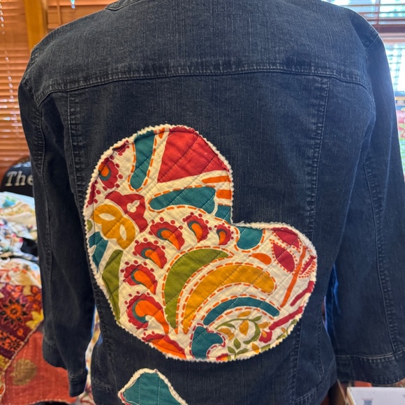 Up Cycle Ruby Rd denim jacket - Picture 2 of 3